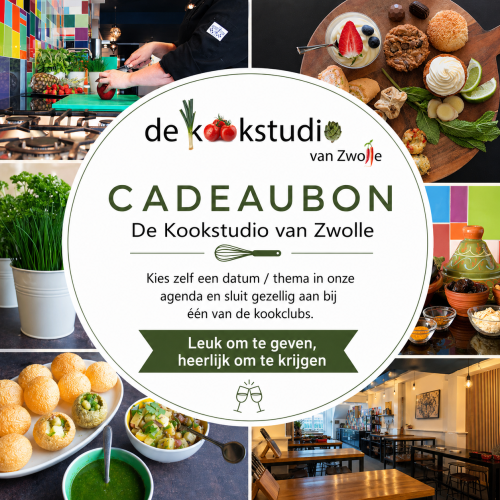 Cadeaubon De Kookstudio van Zwolle